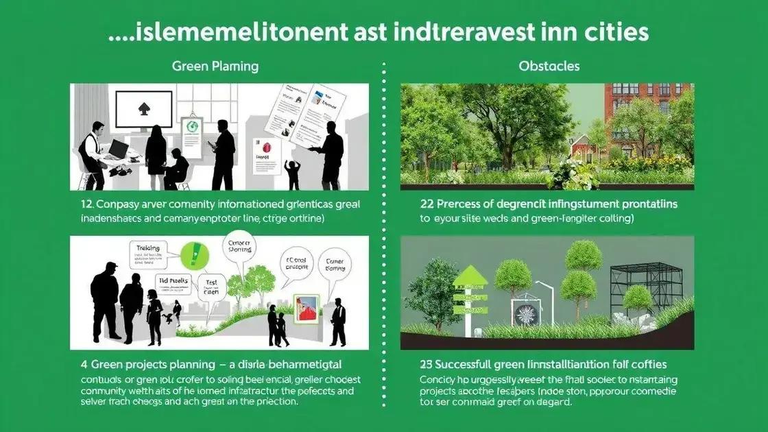 Challenges and solutions for green infrastructure