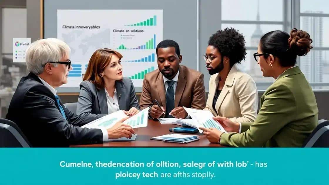 The role of policy in climate innovation