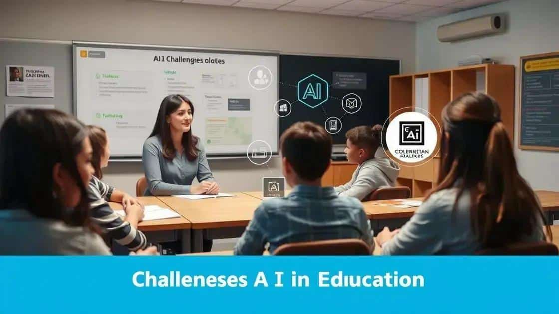 Challenges of integrating ai in education