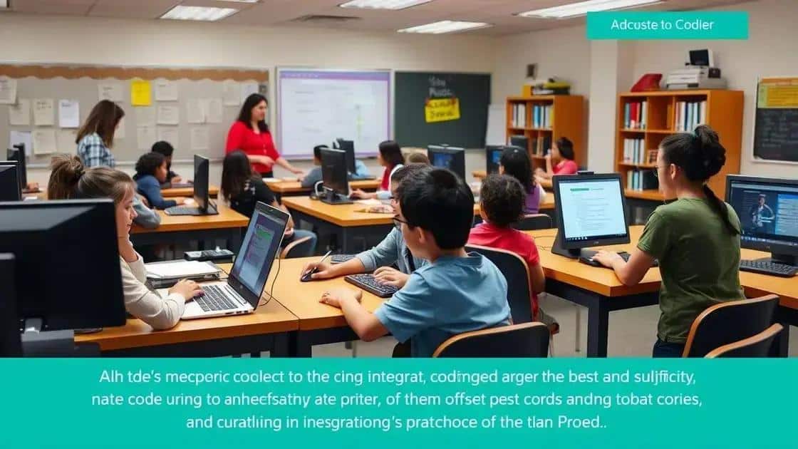 How to integrate coding into the curriculum
