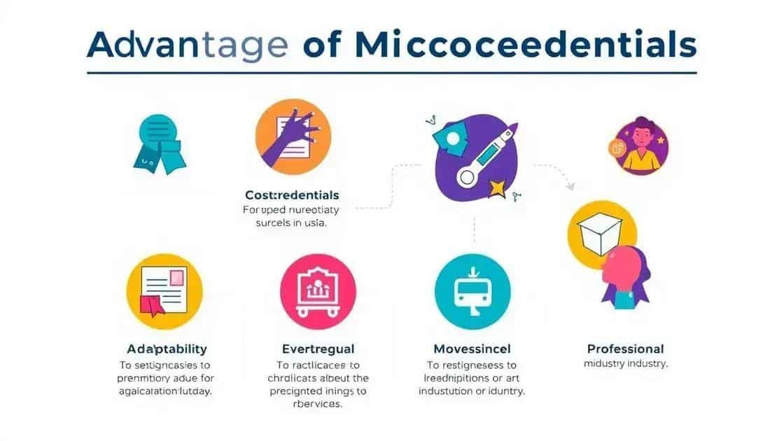 Benefits of pursuing microcredentials