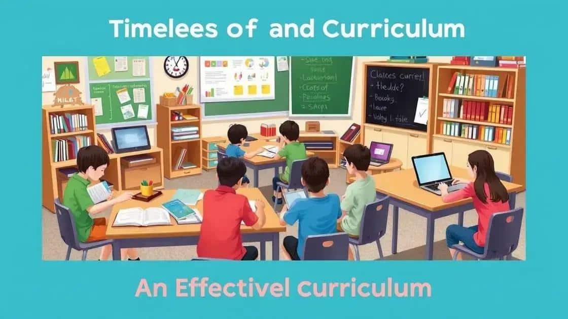 Key components of an effective curriculum