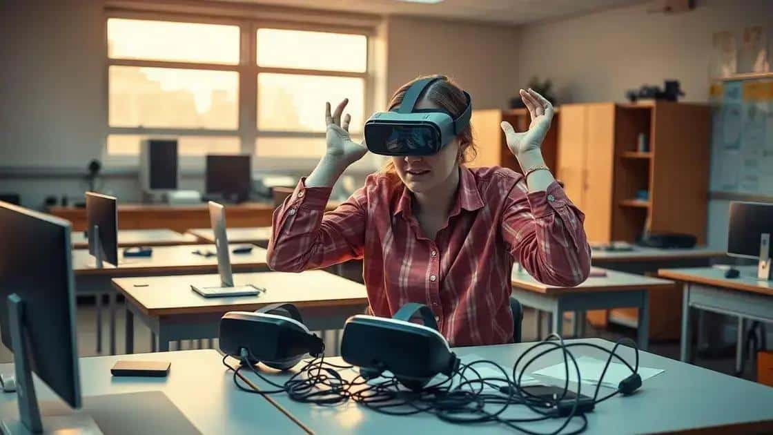 Challenges in implementing VR in classrooms