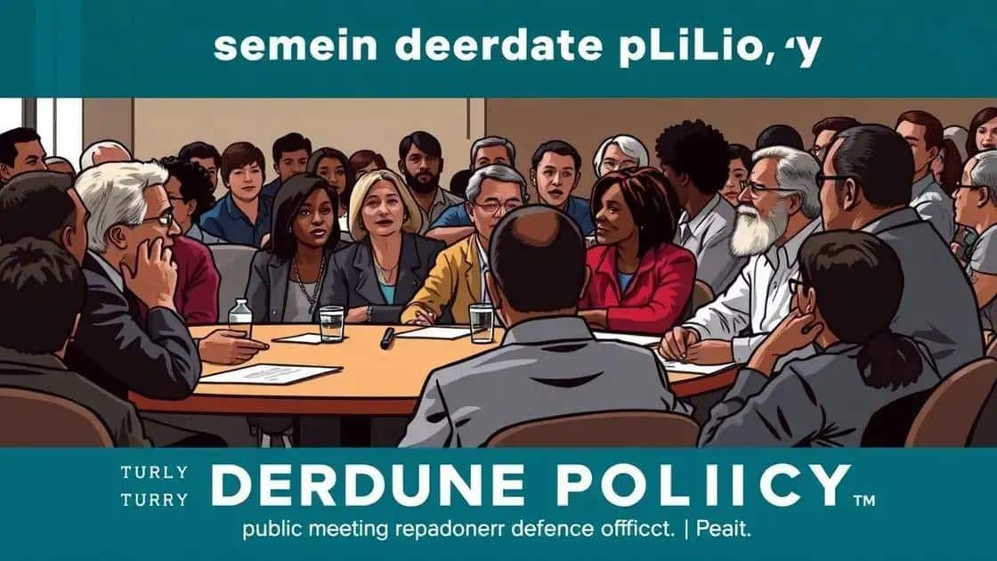 The role of public engagement in policy transparency