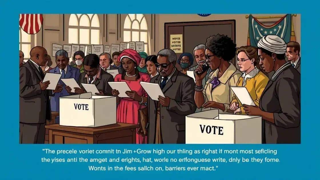 Historical context of voter suppression