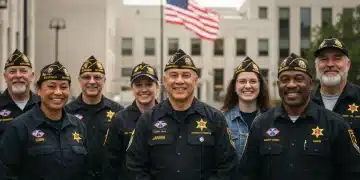 Veterans standing proudly, symbolizing access to VA benefits and support
