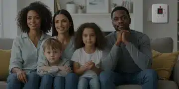 Family enjoying a comfortable home thanks to energy assistance programs