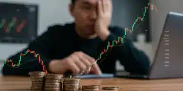 Financial charts showing inflation impact on savings and purchasing power.