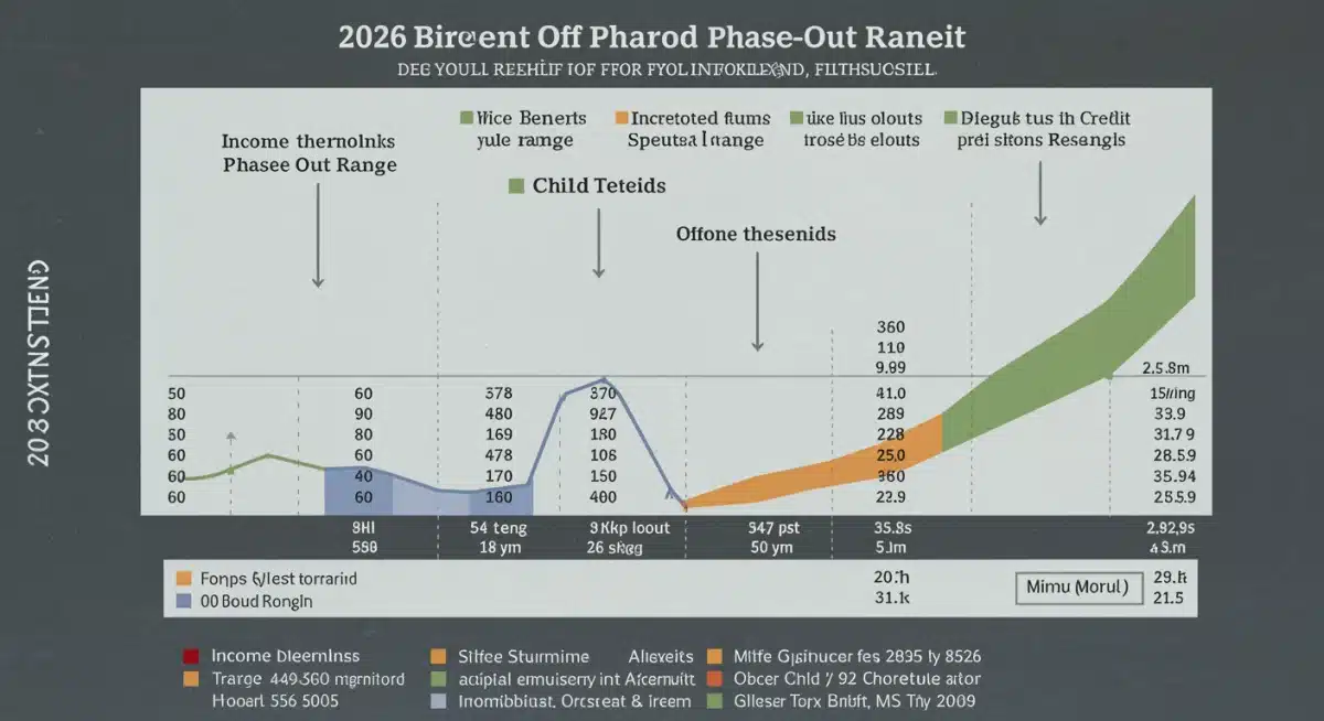 Infographic showing 2026 Child Tax Credit income thresholds and phase-outs