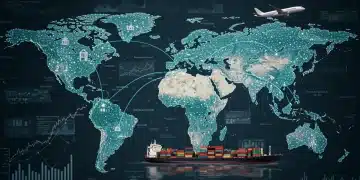 Global trade network illustrating the impact of 2026 US trade agreements on industries