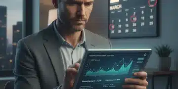 Person reviewing 2026 unemployment benefit data on a tablet