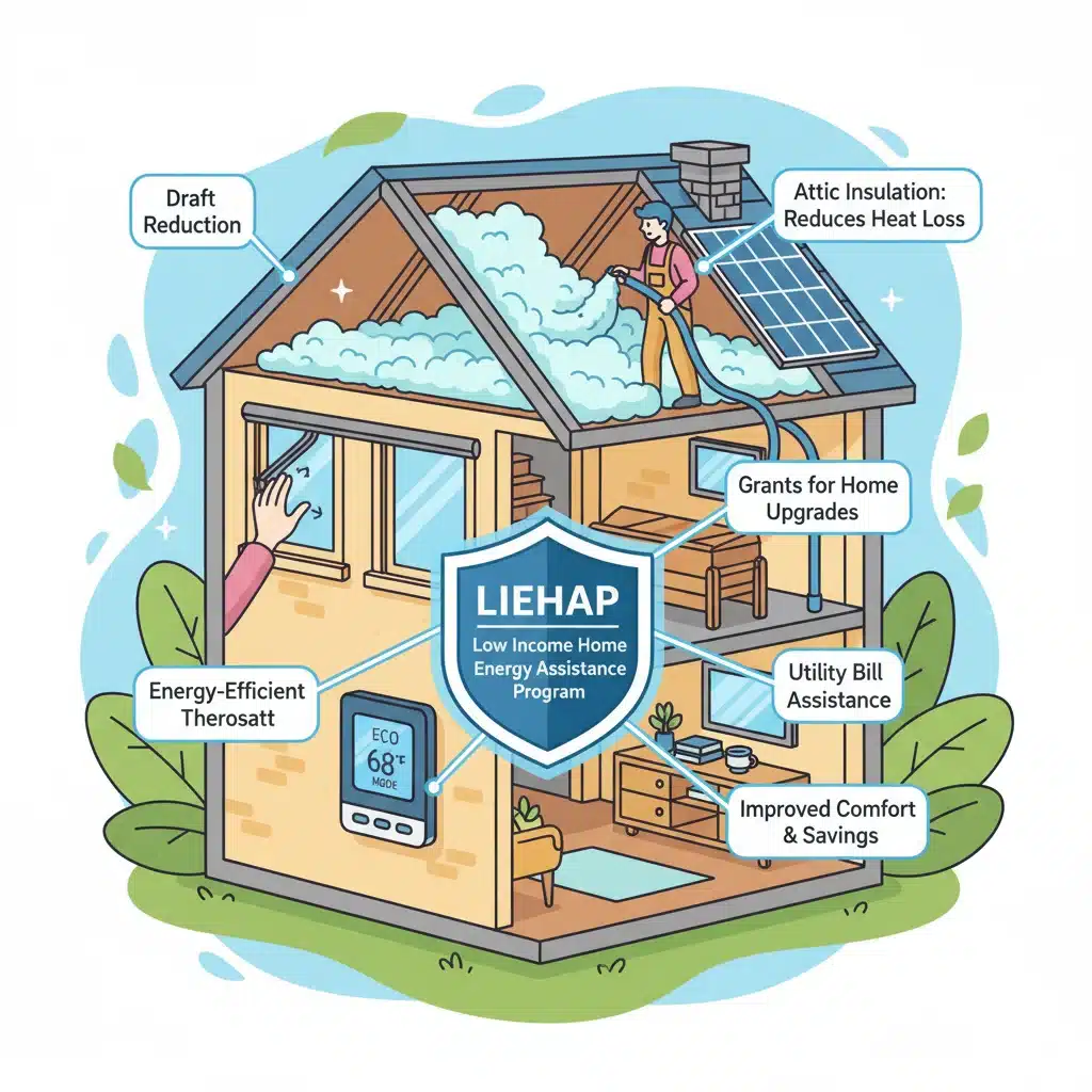 Energy-saving home improvements supported by LIHEAP