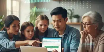 Navigating 2026 Tax Code Changes: Key Deductions for U.S. Households People reviewing 2026 tax forms on a tablet, symbolizing future financial planning.