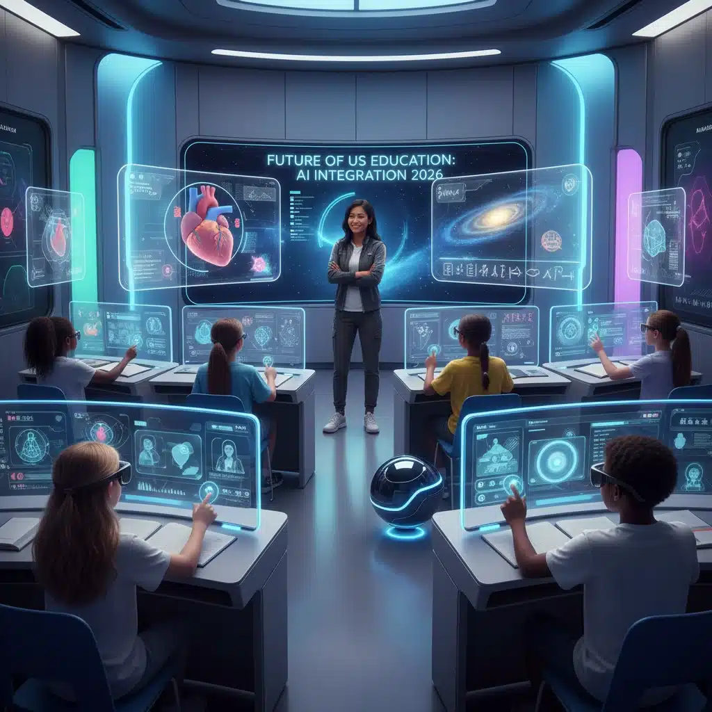 AI in US Classrooms: 5 Education Trends by 2026