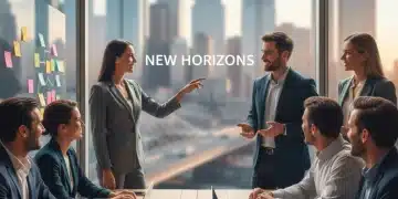 Professionals collaborating on a career pivot strategy