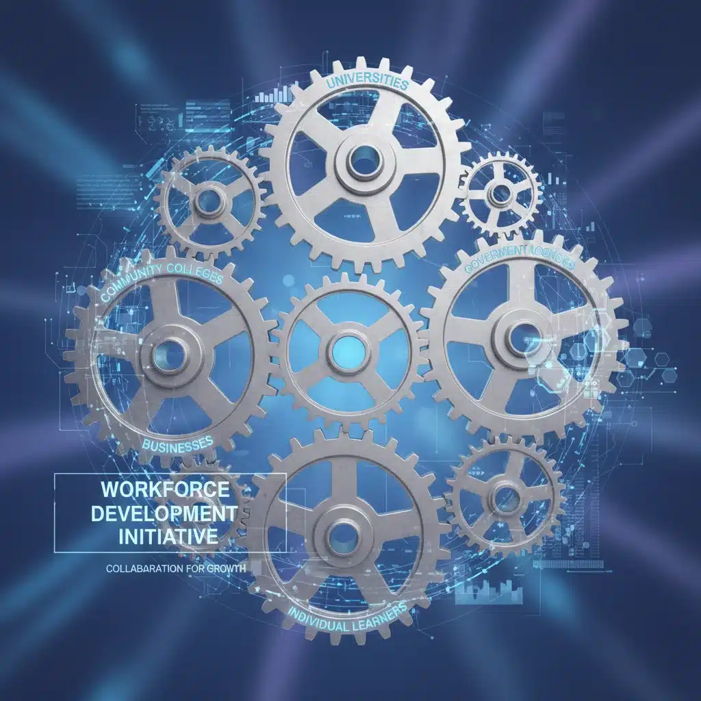Collaborative ecosystem for US workforce development and skill building