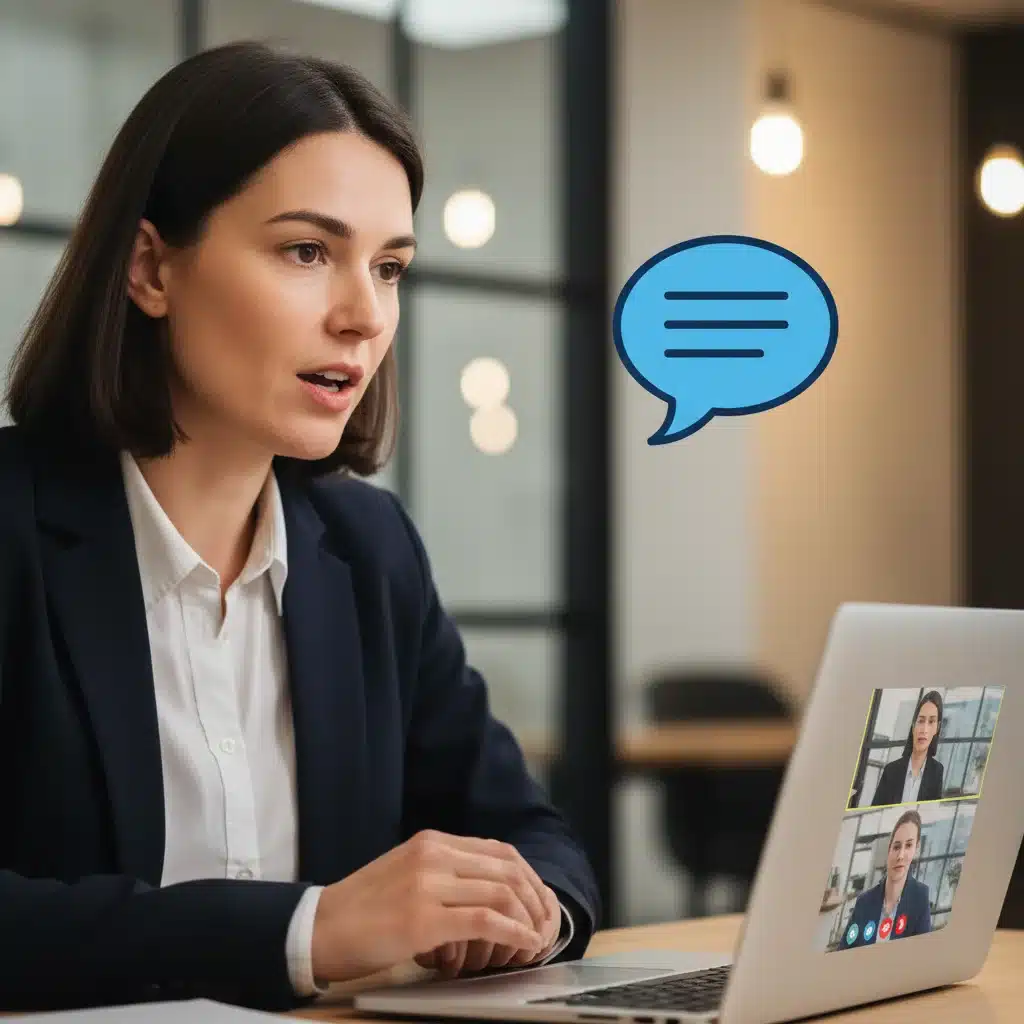 Professional communicating confidently during a virtual salary negotiation meeting.