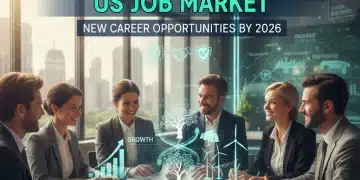 Professionals collaborating on ESG initiatives, signifying new job opportunities
