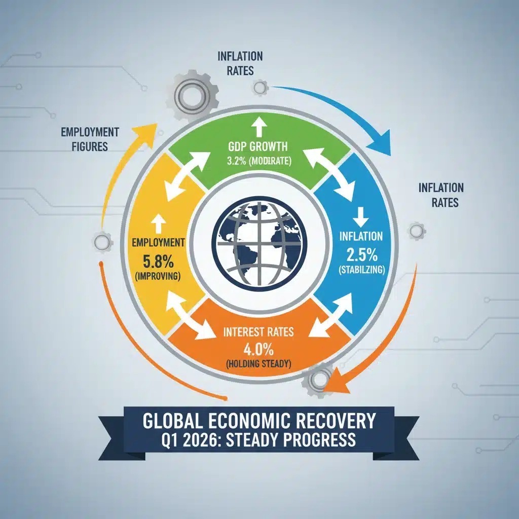Global economic indicators influencing Q1 2026 stock market trends