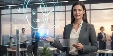 Professional woman confidently presenting her personal brand for career growth in 2026