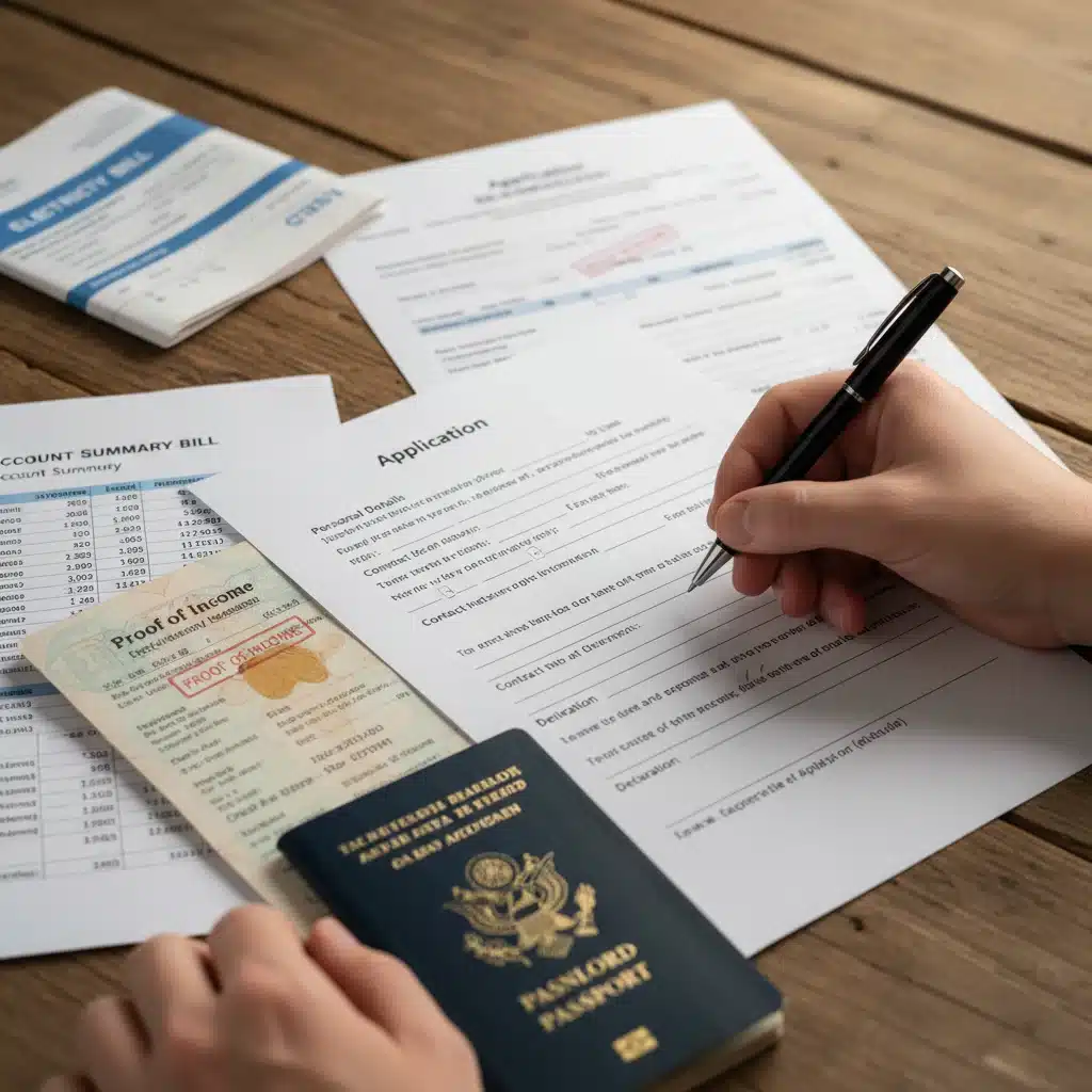 Person meticulously filling out a LIHEAP application form